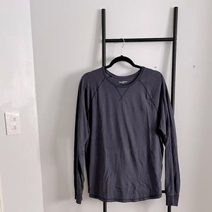 5 FOR $30 - GoodFellow Long Sleeve Shirt Dark Blue T-shirt Men Large Tee shirt